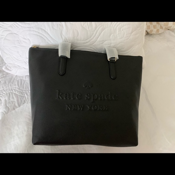 Kate Spade Black Tote NWT - Picture 2 of 8